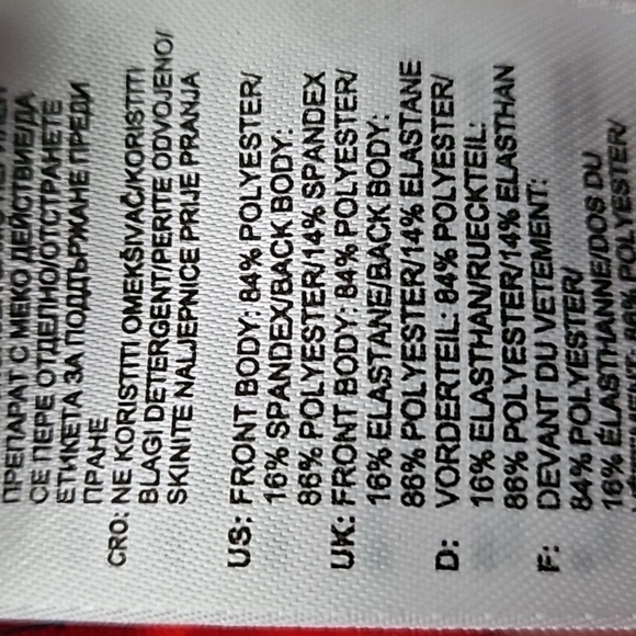 adidas Tech Fit Red and Black Heathered V-neck Long Sleeve Tee - Picture 12 of 12